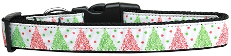 Fancy Schmancy Christmas Tree Nylon Cat Collar